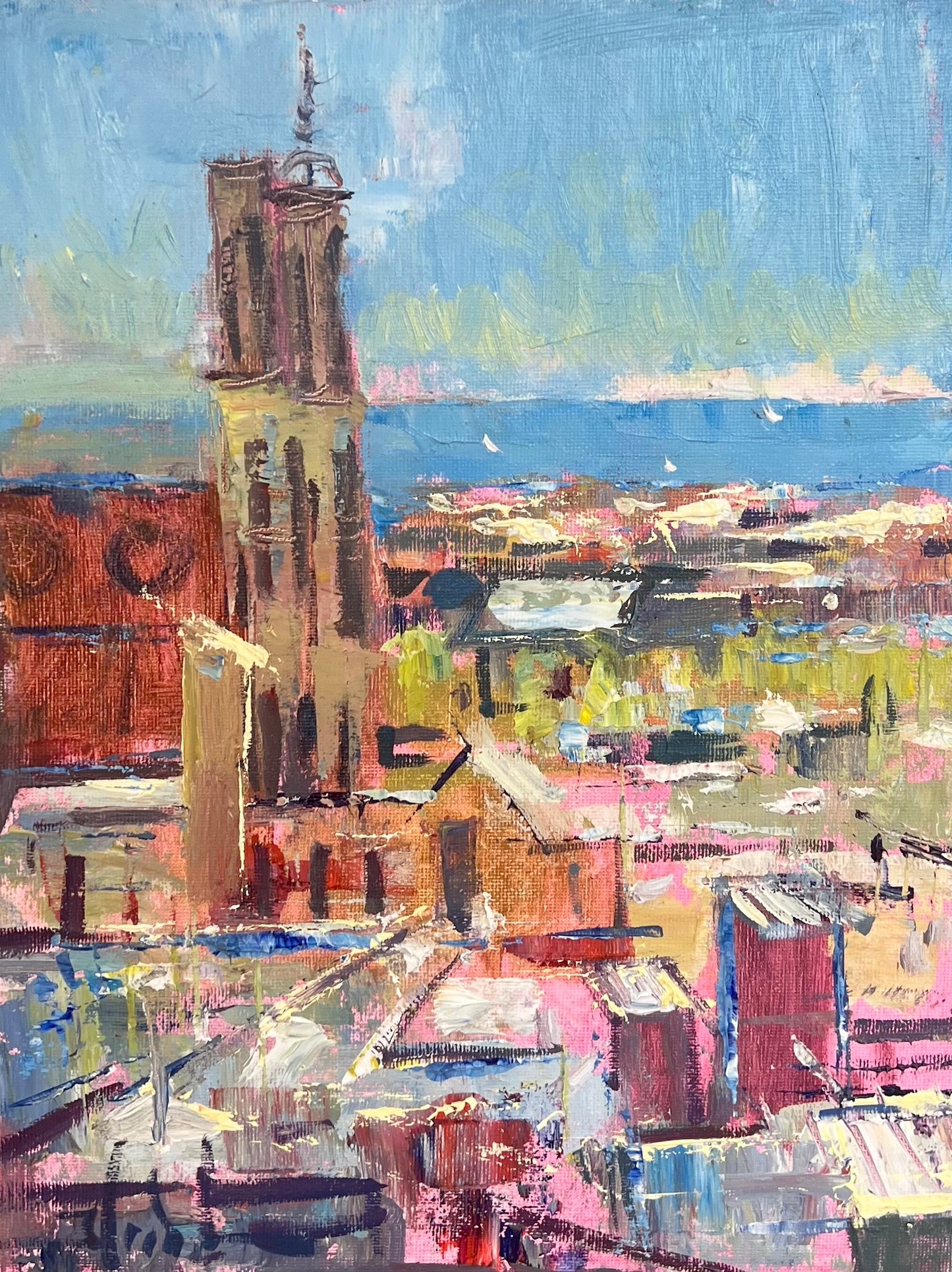 Colorful Barcelona Roof Tops