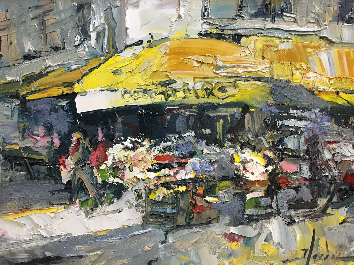 Flower Market in Paris - Rue Cler Fleurs