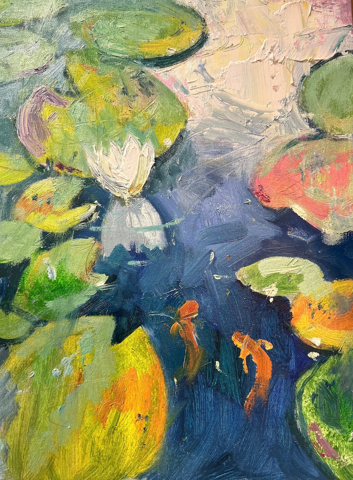 Koi with Lilies