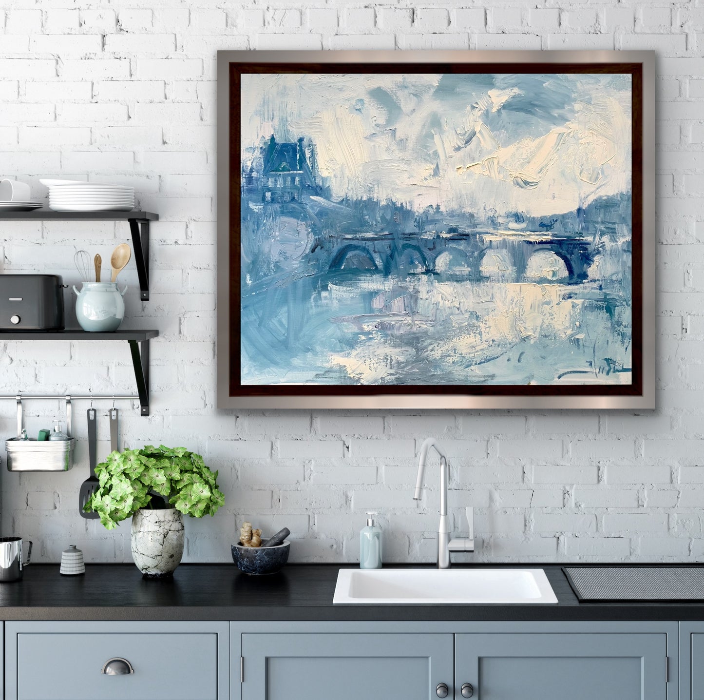 Louvre and the Seine - Sunshine