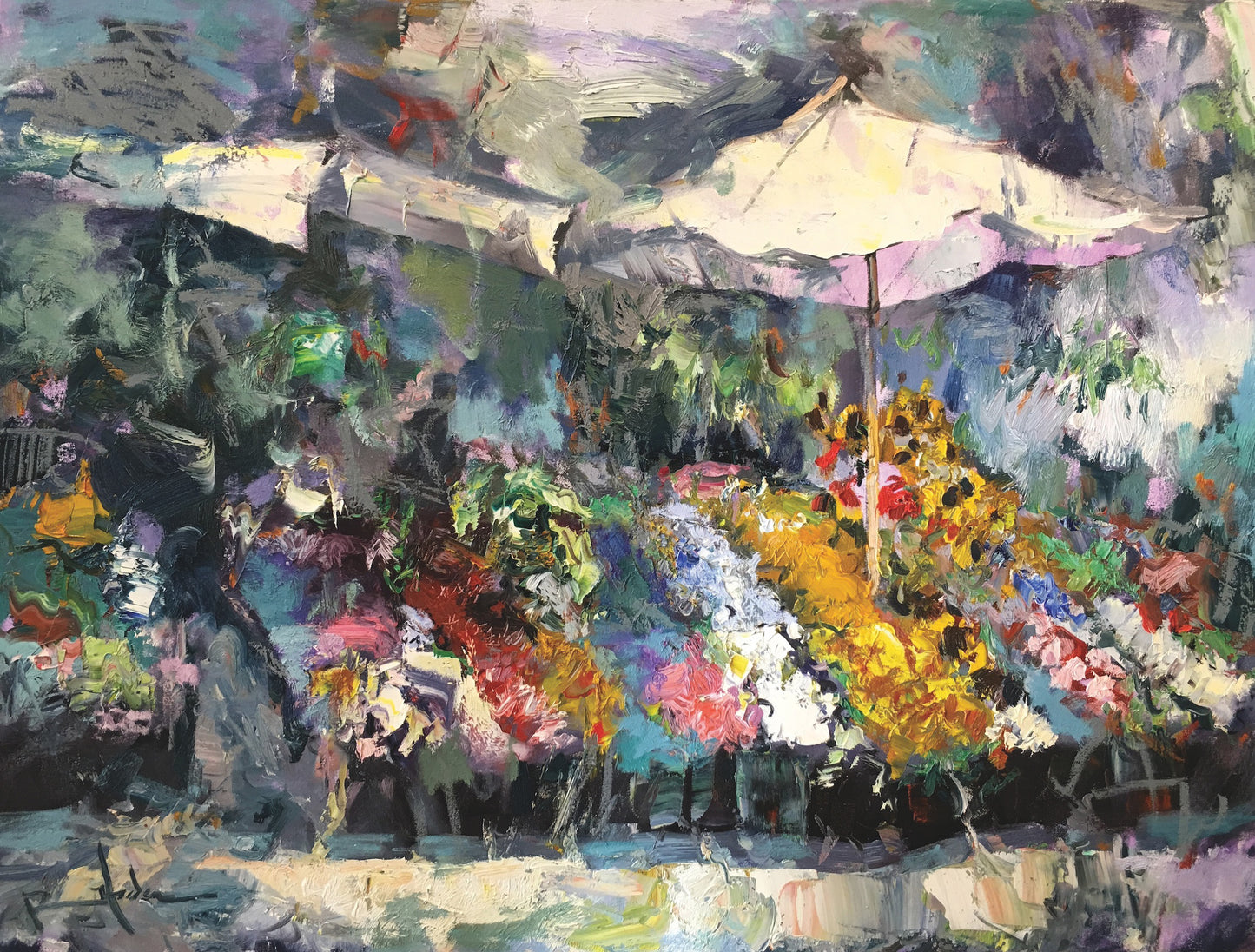 Parisian Flower Market - New Print!