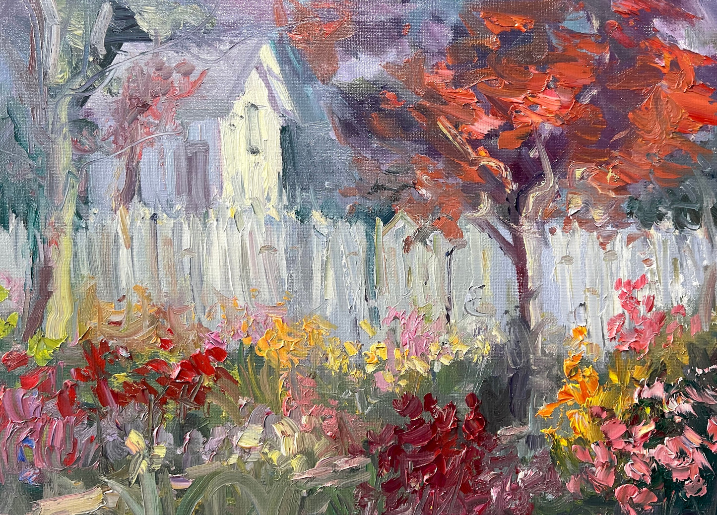 Picket Fence by the Old Shed