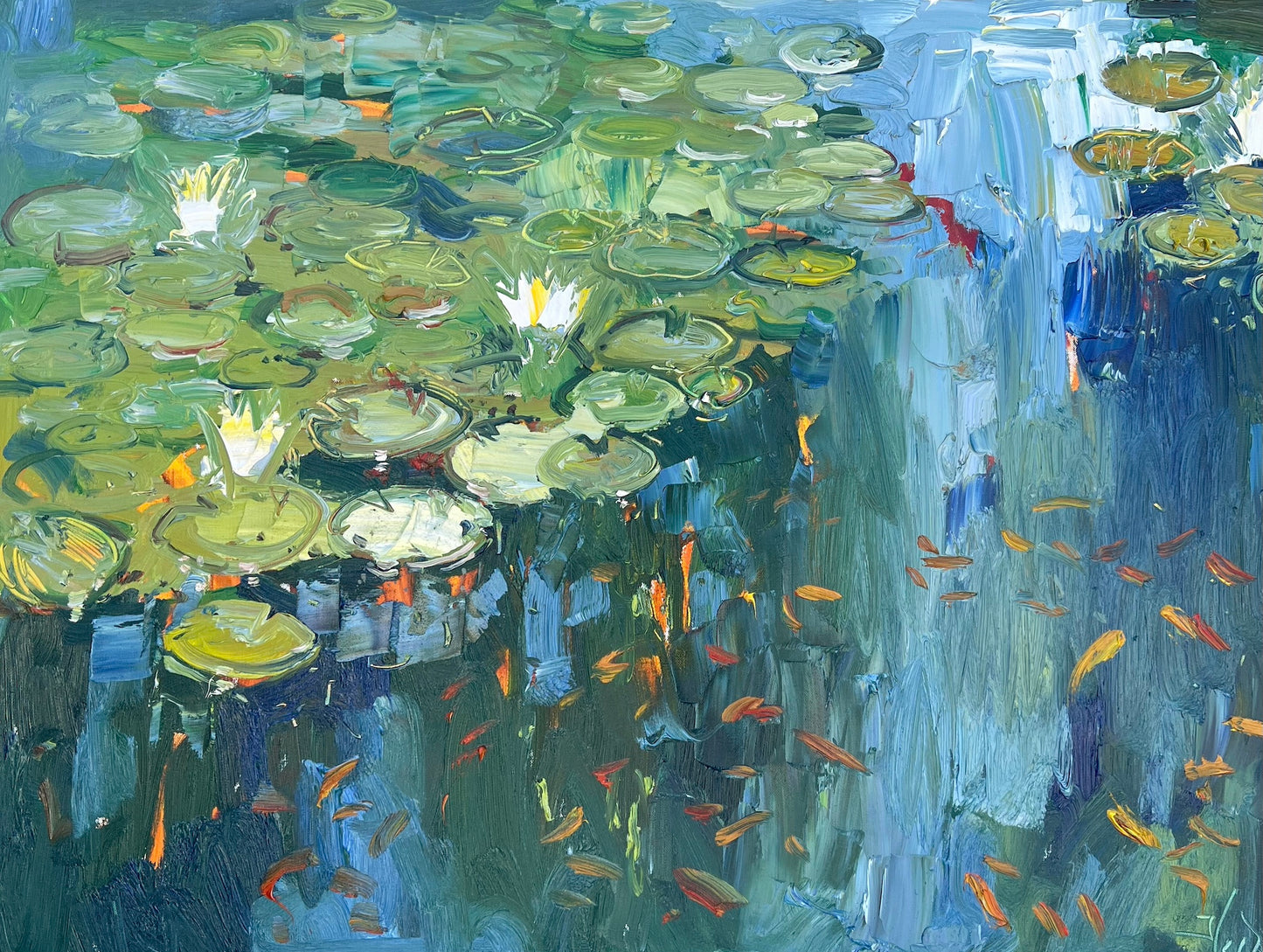 Pond from Giverny, France