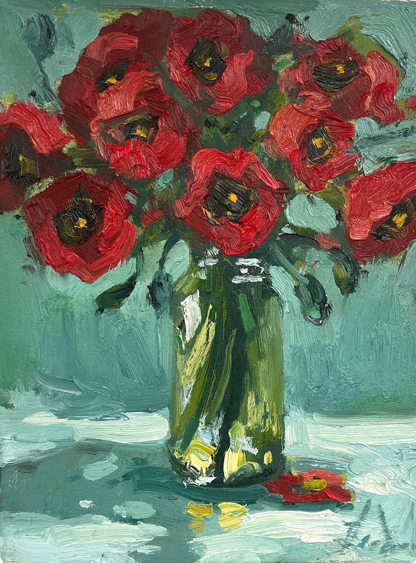 Poppies in a Jar