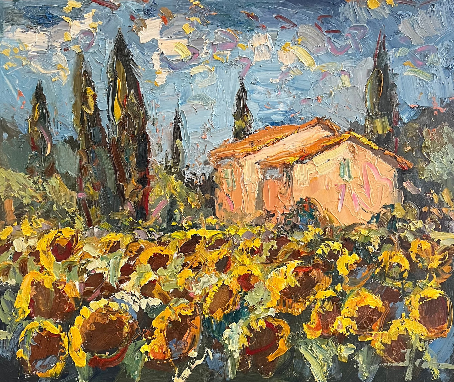 Sunflower Heaven in France - Yes!