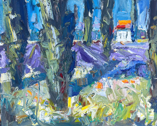 Cypress and Lavender South of France