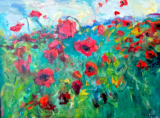 Poppies in the Wind