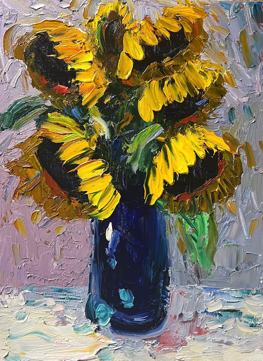 Sunflowers in Vase