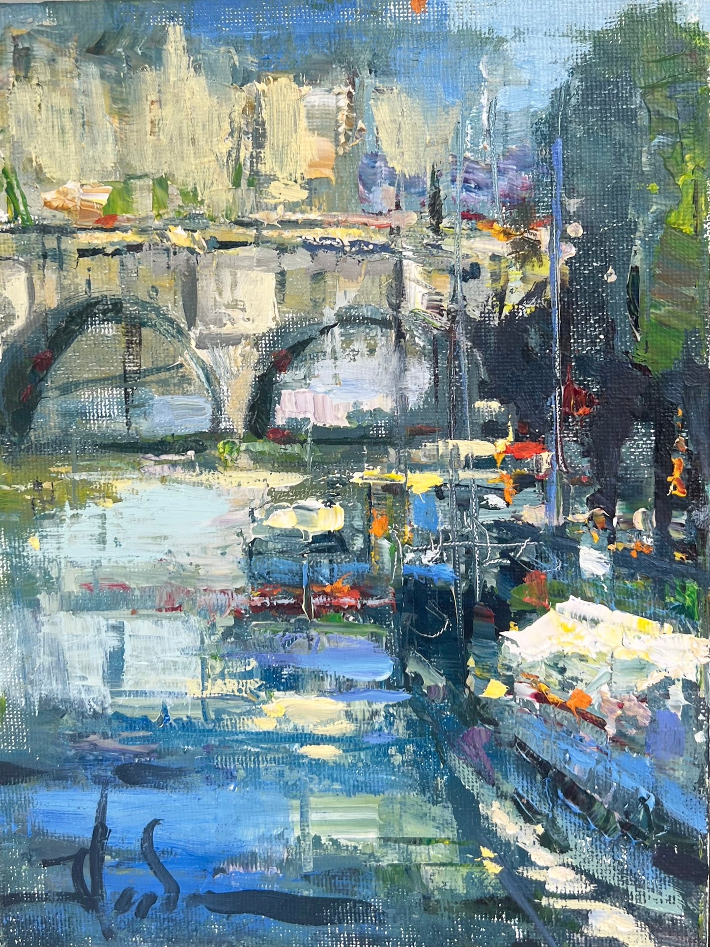 View with Boats and Pont Neuf